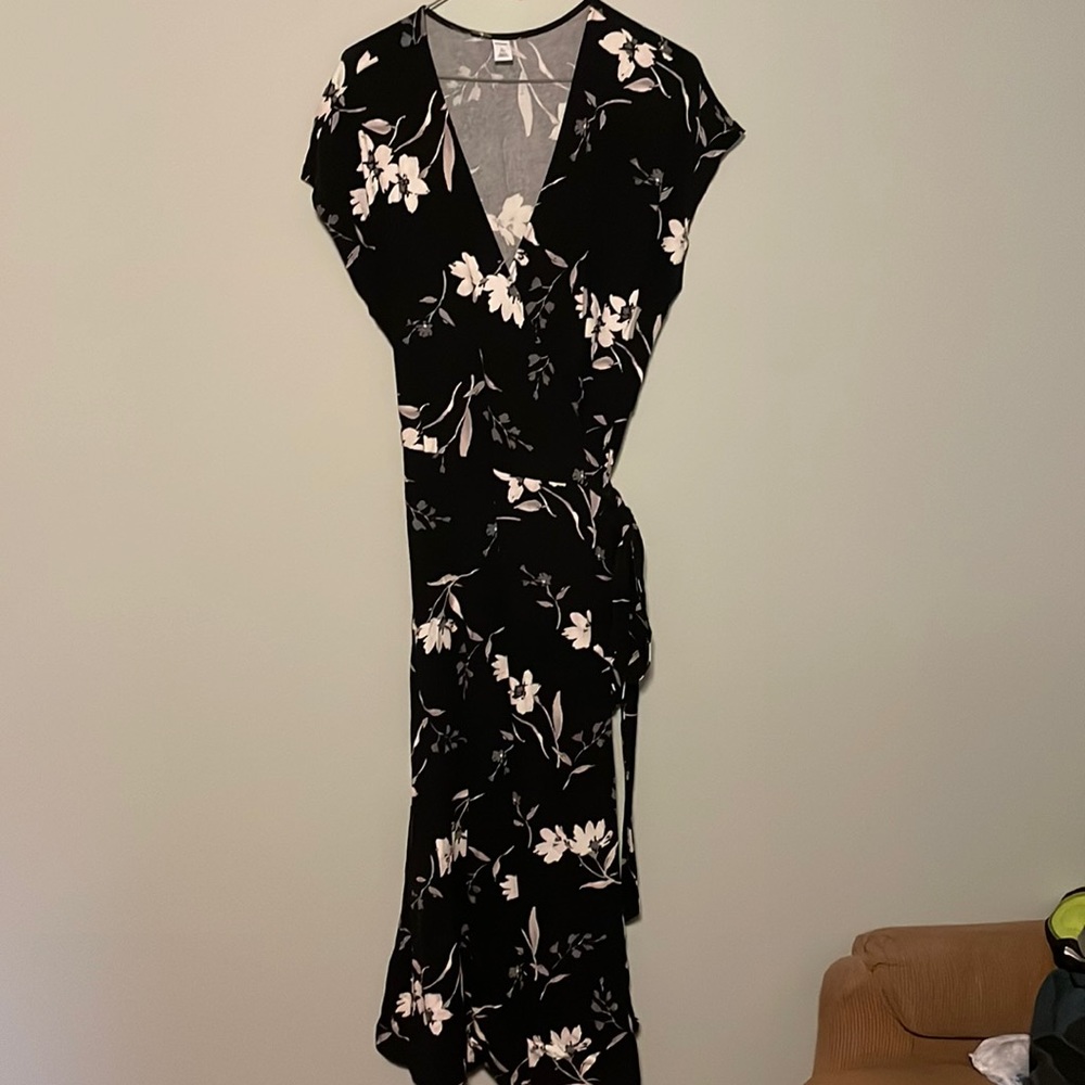 Floral Wrap Dress